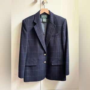 Lauren Ralph Lauren Check Blazer- Vintage